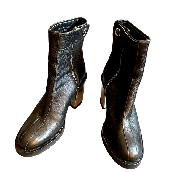OPENING CERAMONY BLACK ZLOTY BOOT  SZ 37.5 - Picture 1 of 13